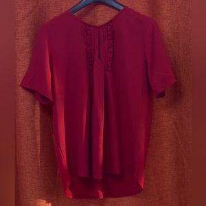 Ann Taylor, Medium, Magenta Blouse